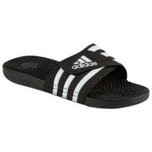 adidas Mens adidas Adissage Slide - Mens Shoes Black/White Size 08.0