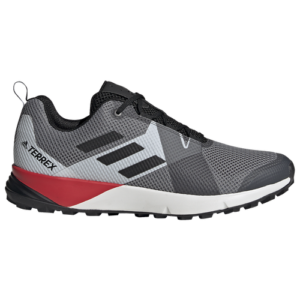 adidas Mens adidas Terrex Two - Mens Shoes Grey/Black/Red Size 08.5