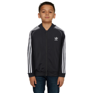 adidas Originals Boys adidas Originals Adicolor Superstar Jacket - Boys' Grade School Black/White Size S