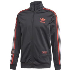 adidas Originals Mens adidas Originals Chile 20 Track Jacket - Mens Black/Red Size S