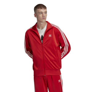 adidas Originals Mens adidas Originals Firebird Track Top - Mens Lush Red Size S