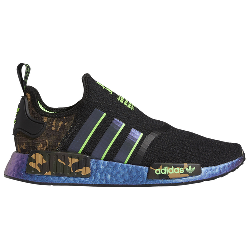 adidas Originals Mens adidas Originals NMD R1 - Mens Running Shoes Black/Solar Green/Green Size 11.0