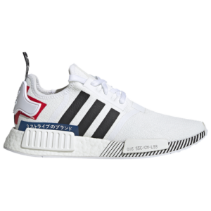 adidas Originals Mens adidas Originals NMD R1 - Mens Running Shoes White/Black/Lush Blue Size 10.0