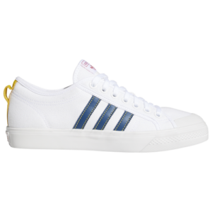 adidas Originals Mens adidas Originals Nizza - Mens Shoes White/Navy/Yellow Size 08.5