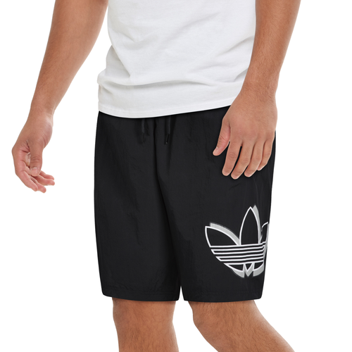 adidas Originals Mens adidas Originals Shadow Woven Shorts - Mens Black/White Size M