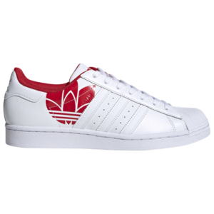 adidas Originals Mens adidas Originals Superstar - Mens Basketball Shoes White/Scarlet Size 08.5