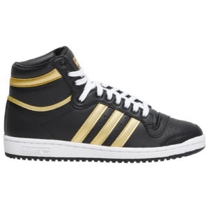 adidas Originals Mens adidas Originals Top Ten Hi - Mens Shoes Black/Gold/White Size 09.0