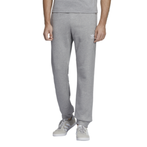 adidas Originals Mens adidas Originals Trefoil Pants - Mens Medium Grey Heather/White Size M