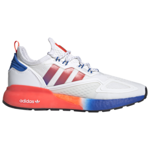 adidas Originals Mens adidas Originals ZX 2K Boost - Mens Shoes White/Solar Red/Blue Size 08.5