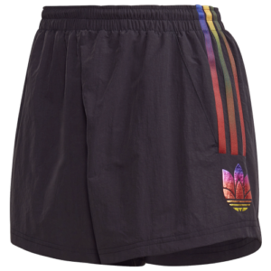 adidas Originals Womens adidas Originals 3D Trefoil Shorts - Womens Black/Black Size XS