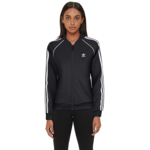 adidas Originals Womens adidas Originals Adicolor Superstar Track Top - Womens Black Size L