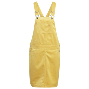 adidas Originals Womens adidas Originals Dungaree Dress - Womens Corn Yellow/Power Yellow Size S