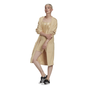 adidas Womens adidas Long Kimono - Womens Beige/Beige Size XL