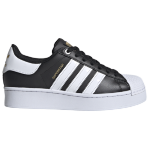 adidas Womens adidas Superstar Bold - Womens Shoes Core Black/White/Gold Metallic Size 08.5