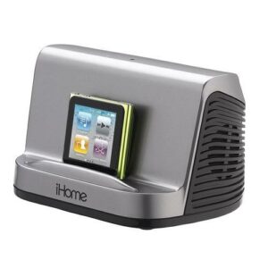 iHome Portable Stereo Speaker System for Apple iPad / iPod / iPhone (Gunmetal)