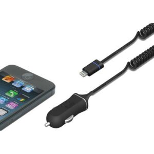 iLuv Micro-Size Car Charger with Lightning Connector for Apple iPhone / iPad / iPod