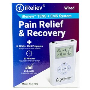 iReliev Wired TENS + EMS Unit - 1.0 ea