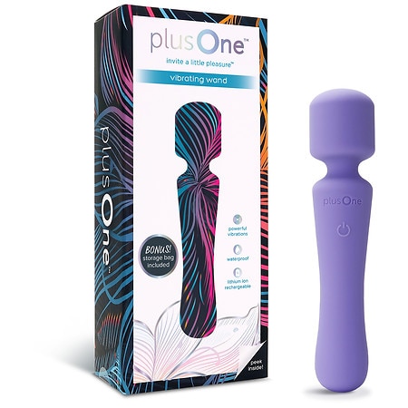 plusOne Vibrating Wand - 1.0 ea