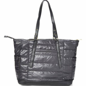 tutilo Women's Totebags BLACK - Black Vagabond Puffer Laptop Tote