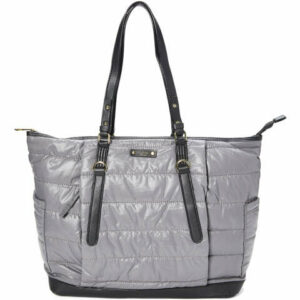 tutilo Women's Totebags CHARCOAL - Charcoal Vagabond Puffer Laptop Tote