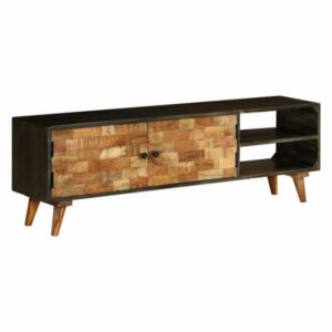 vidaXL Solid Mango Wood TV Cabinet Living Room Lowboard Sideboard Stor