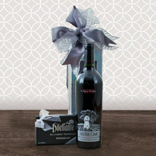 winebasket.com | Silver Oak Napa Cab Sauv & Wine Gift Box