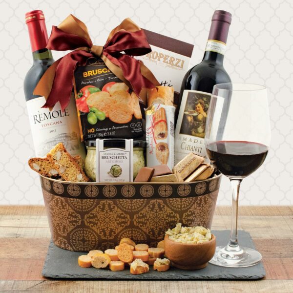 winebasket.com | Taste of Tuscany Italian Wine Gift Basket