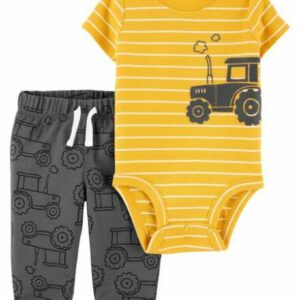 2-Piece Tractor Bodysuit Pant Set