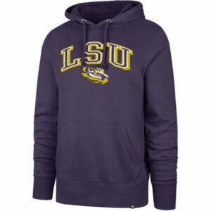 '47 Louisiana State University Double Decker Headline Hoodie Purple, X-Large - NCAA Men's Fleece/Jackets at Academy Sports