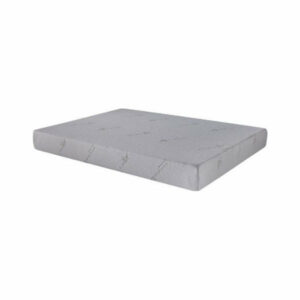 6" Twin Polyester Memory Foam Mattress Covered in a Soft Aloe Vera Fab