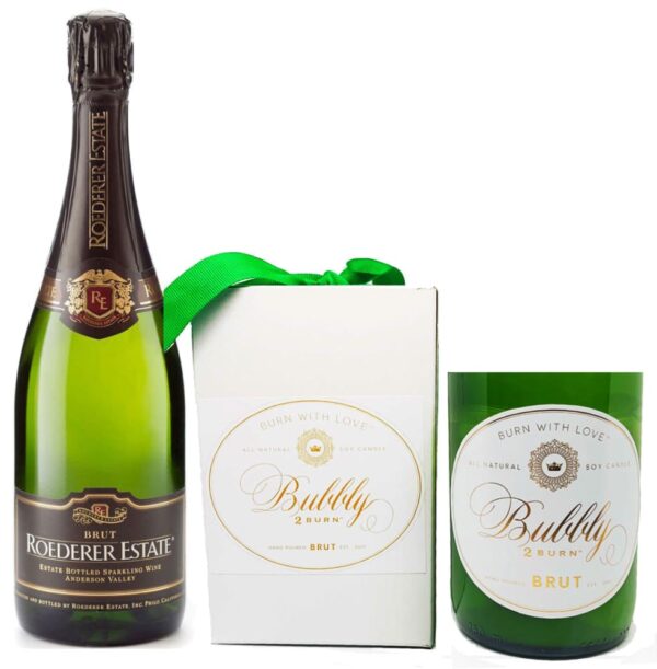 92 Point Champagne & Candle Gift Set - Wine Collection Gift