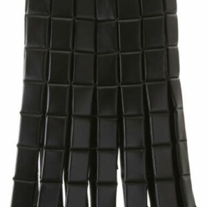 A.W.A.K.E. MODE BONDED MIDI SKIRT 34 Black Faux leather