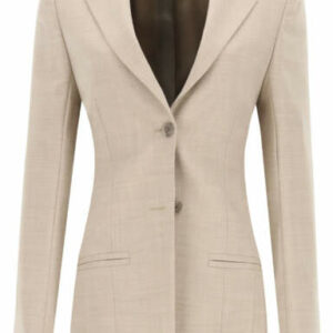 ACNE STUDIOS WOOL JACKET 36 Beige Wool