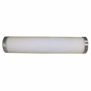 AFX FUV380530LAJD2 Fusion 38" Wide Commercial LED Bath Bar with Textured Glass Shade Satin Nickel Indoor Lighting Bathroom Fixtures Bath Bar