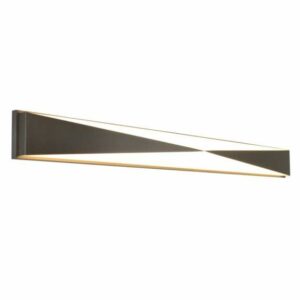 AFX NVV5494800L30D1 Novara Single Light 49" Wide Integrated LED Bath Bar Satin Nickel Indoor Lighting Bathroom Fixtures Bath Bar