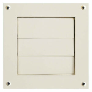 AG Dryer Vent Cover 6.25" x 6.25" Aluminum, Light Ivory