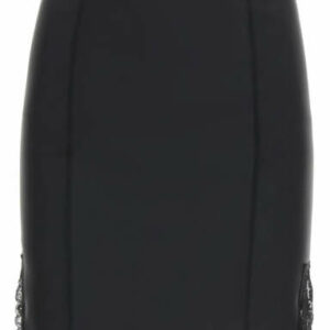 ALEXANDER WANG MINI SKIRT WITH LACE XS Black