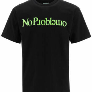 ARIES NO PROBLEM PRINT T-SHIRT M Black, Green Cotton