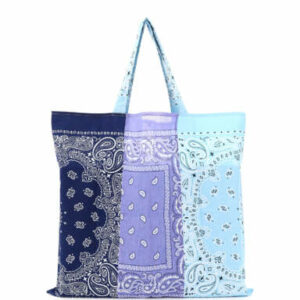 ARIZONA LOVE BANDANA PRINT TOTE OS Purple, Light blue, Blue Cotton