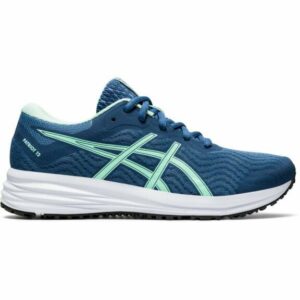 ASICS Women's Patriot 12 Running Shoes Navy Blue/Turquoise/Aqua, 8 - Women's Running at Academy Sports