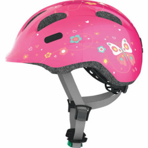 Abus Kid's Smiley 2.1 Cycling Helmet 2021 - Pink Butterfly