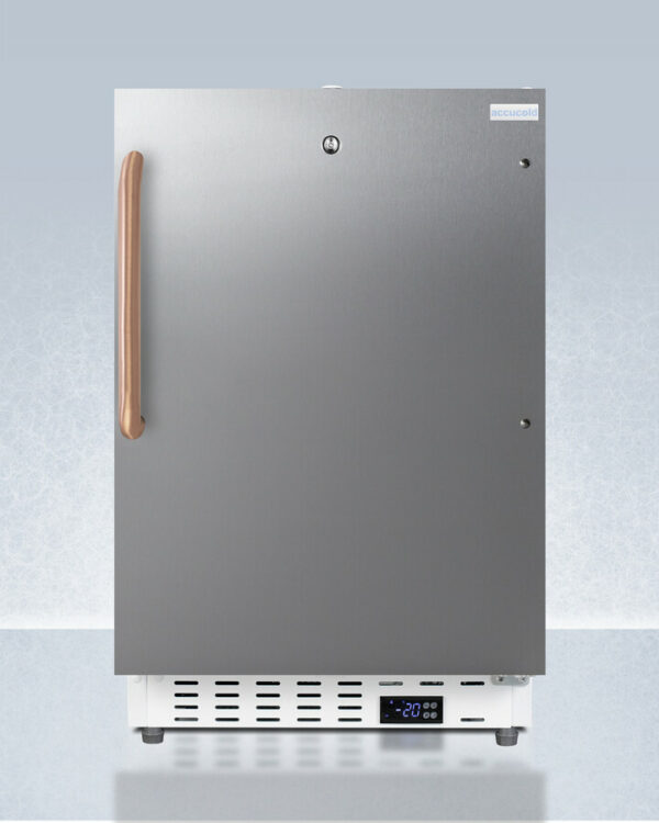 AccuCold 20" Built In Undercounter Counter Depth Compact Upright Freezer ADA305AFSSTBC