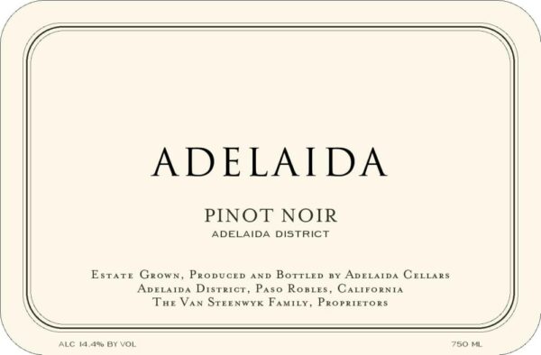 Adelaida 2017 Estate Pinot Noir - Red Wine