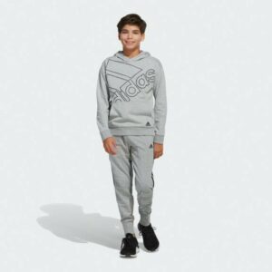 Adidas Boys' Brand Love French Terry Jogger Pants Gray Light, Small - Boy's Athletic Pants at Academy Sports