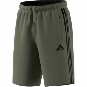 Adidas Men's 3-Stripes Shorts Green Dark, X-Large - Men's Athletic Performance Bottoms at Academy Sports