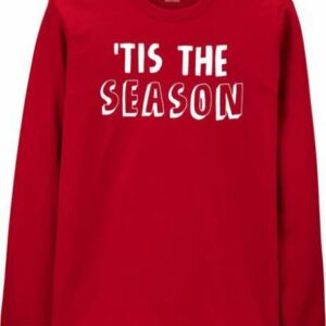 Adult 'Tis The Season Christmas Jersey Tee