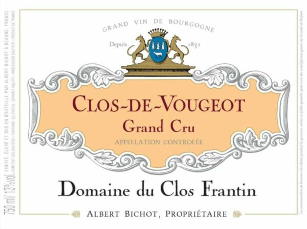 Albert Bichot 2017 Clos de Vougeot Grand Cru Domaine du Clos Frantin - Pinot Noir Red Wine