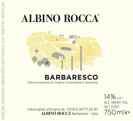 Albino Rocca 2016 Barbaresco - Nebbiolo Red Wine