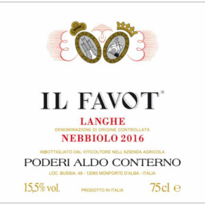 Aldo Conterno 2016 Langhe Il Favot Nebbiolo - Red Wine