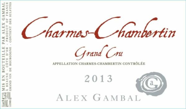 Alex Gambal 2016 Charmes-Chambertin Grand Cru - Pinot Noir Red Wine